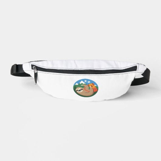 Funny Sloth Hiking Classic T-Shirt_2 Bauchtasche (Vorderseite)