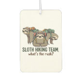 Funny Sloth Hiking Classic T-Shirt_5 Autolufterfrischer (Vorderseite)