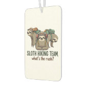 Funny Sloth Hiking Classic T-Shirt_5 Autolufterfrischer (Links)