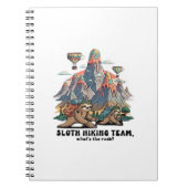 Funny Sloth Hiking Classic T-Shirt_7 Notizblock (Vorderseite)