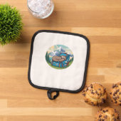 Funny Sloth Hiking Oversized T-Shirt Topflappen (Oben Unten)