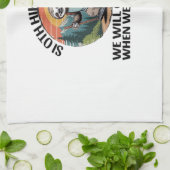 Funny Sloth Hiking Team we'll get there when we ge Geschirrtuch (Gefaltet)