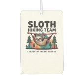 Funny Sloth Hiking - This funny sloth hiking gift Autolufterfrischer (Vorderseite)