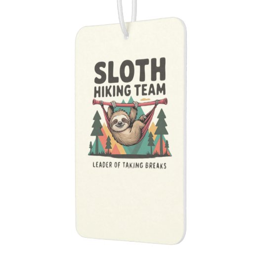 Funny Sloth Hiking - This funny sloth hiking gift  Autolufterfrischer (Links)