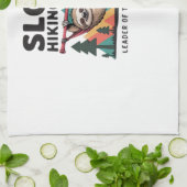 Funny Sloth Hiking - This funny sloth hiking gift  Geschirrtuch (Gefaltet)