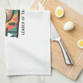 Funny Sloth Hiking - This funny sloth hiking gift  Geschirrtuch (Viertel Falte)