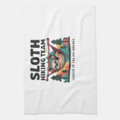 Funny Sloth Hiking - This funny sloth hiking gift  Geschirrtuch (Vertikal)