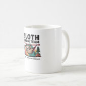 Funny Sloth Hiking - This funny sloth hiking gift Kaffeetasse (VorderseiteRechts)