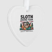 Funny Sloth Hiking - This funny sloth hiking gift  Ornament (Vorderseite)