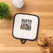 Funny Sloth Hiking - This funny sloth hiking gift Topflappen (Oben Unten)