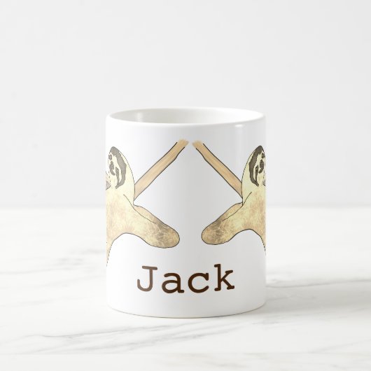 Funny Sloth in Tree Chill Tierischer Spaß Jack Kaffeetasse (Mittel)