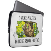Funny Sloth Laptop Sleeve (Vorne Rechts)