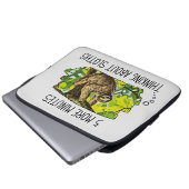 Funny Sloth Laptop Sleeve (Vorne Knopf)