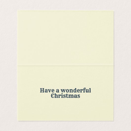 Funny Sloth Ließ It Slow 25 Pack Weihnachtskarten (Innenseite Aufgefaltet)