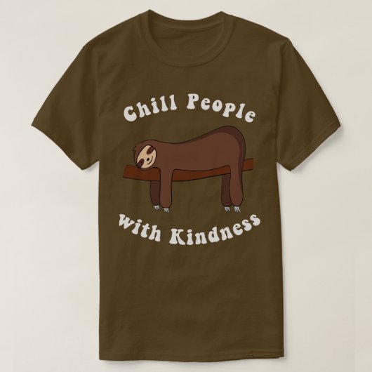 Funny Sloth Lover g Lazy Sloth T-Shirt (Design vorne)