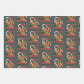 Funny Sloth Lover Weihnachts-Süße Tier Xmas Geschenkpapier Set (Vorderseite)
