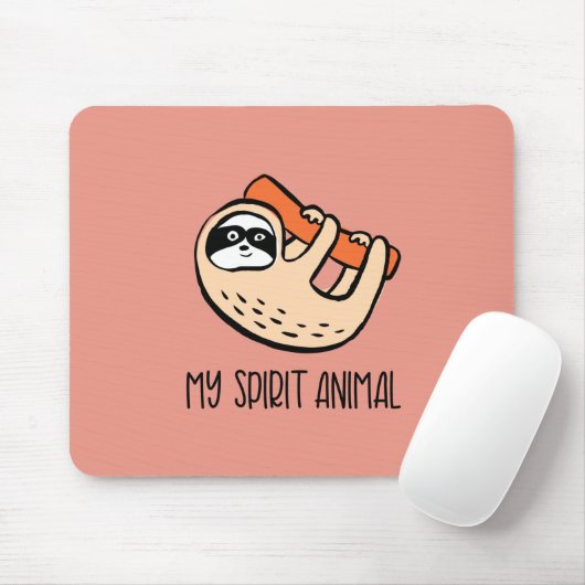 Funny sloth mousepad (Mit Mouse)