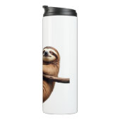 Funny Sloth on a Tree � Just Make It to Friday Cla Thermosbecher (Nach rechts gedreht)