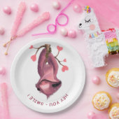 Funny Sloth Paper-Teller - Benutzerdefinierter Tex Pappteller (Party)