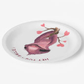 Funny Sloth Paper-Teller - Benutzerdefinierter Tex Pappteller (Schrägansicht)