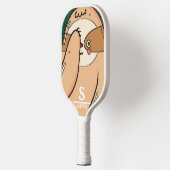 Funny Sloth Pickleball Personalisiert Schläger (Links)