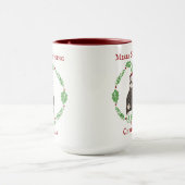 Funny Sloth Pun Frohe Weihnachten Niedliche Weihna Tasse (Zentrum)