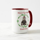 Funny Sloth Pun Frohe Weihnachten Niedliche Weihna Tasse (VorderseiteRechts)