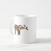 Funny Sloth Puns T-Shirt, Punny Niedlicher Tiere G Kaffeetasse (Vorderseite Links)