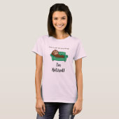 Funny Sloth Retirement T - Shirt (Vorne ganz)
