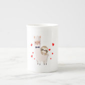 Funny Sloth Riding Llama Shirt Lugano Fantastische Porzellantasse (Vorderseite)