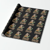 Funny Sloth Riding Turtle Geschenkpapier (Ungerollt)