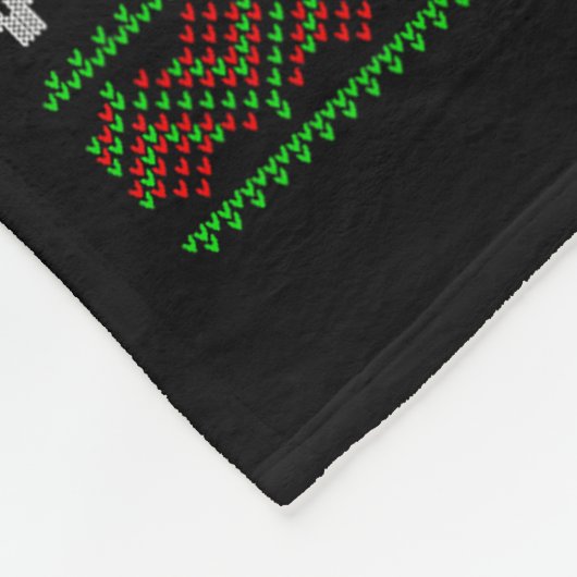 Funny Sloth Running Team Xmas Lights Ugly Sloth Ch Fleecedecke (Ecke)