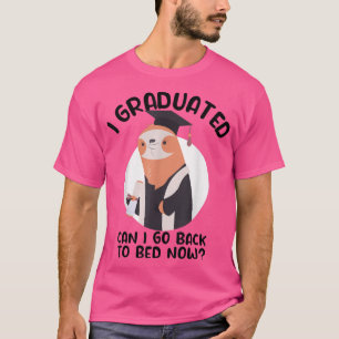 Funny Sloth Senior Abschluss 2022 Kann ich zurück  T-Shirt