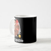 Funny Sloth Shirt I Bin Unstoppable Trex Jetpack S Kaffeetasse (Vorderseite Links)