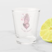 Funny Sloth Shot Glass - Benutzerdefinierter Text Schnapsglas (Rückseite)