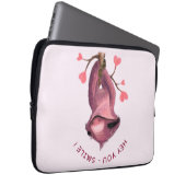 Funny Sloth Smile Laptop Sleeve - Benutzerdefinier (Vorne Rechts)
