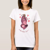 Funny Sloth T - Shirt - Benutzerdefinierter Text (Vorderseite)