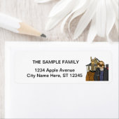 Funny Sloth und Llama American Gothwork (Insitu)