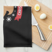 Funny Sloth wake me up when its Christmas Xmas Cut Geschirrtuch (Viertel Falte)