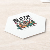 Funny Sloth Wandern - Dieses witzige Faultier-Wand Untersetzer (angewinkelt)