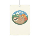 Funny Sloth Wandern Klassischer T - Shirt_2 Autolufterfrischer (Vorderseite)