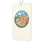 Funny Sloth Wandern Klassischer T - Shirt_2 Autolufterfrischer (Links)