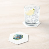 Funny Sloth Wandern Oversifizierter T - Shirt Untersetzer (Vor Ort)