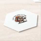 Funny Sloth Wanderteam - Langsam und Stetig klassi Untersetzer (angewinkelt)