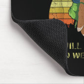 Funny Sloth Wanderteam Retro Vintager Sloth 80er Mousepad (Ecke)