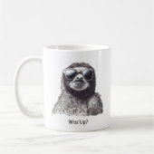 Funny Sloth Wearing Sonnenbrille Coffee Cup - Kaffeetasse (Links)