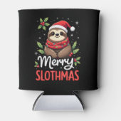 Funny Sloth Xmas Lights Merry Slothmas Sloth Chris Dosenkühler (Vorderseite)