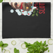 Funny Sloth Xmas Lights Merry Slothmas Sloth Chris Geschirrtuch (Gefaltet)