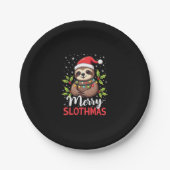 Funny Sloth Xmas Lights Merry Slothmas Sloth Chris Pappteller (Vorderseite)