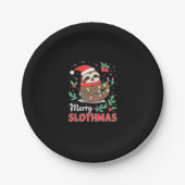 Funny Sloth Xmas Lights Merry Slothmas Sloth Chris Pappteller (Vorderseite)